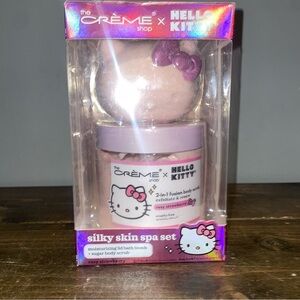 The Creme Shop Hello Kitty Silky Skin Spa Set Bath Bomb & Body Scrubs